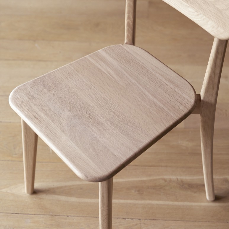 Abel - Silla de roble macizo