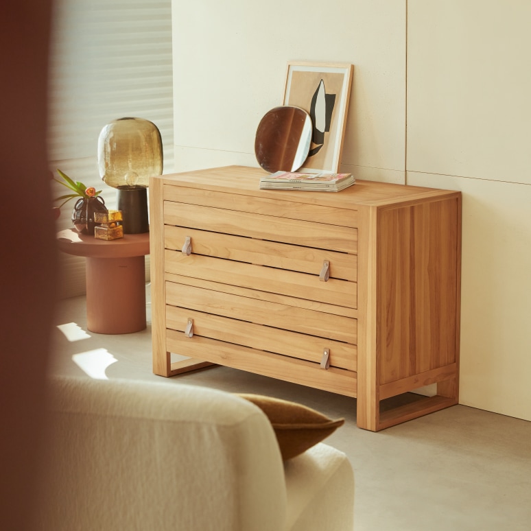 Minimalys - Cassettiera in teak massello