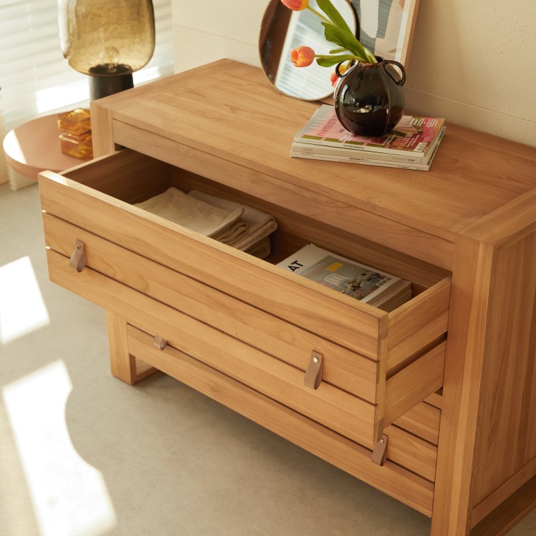 Minimalys - Cassettiera in teak massello