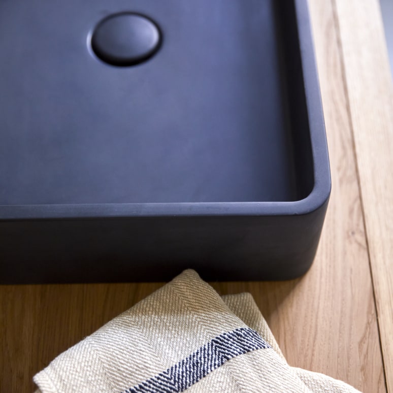 Iris - Black Terrazzo Bathroom Sink