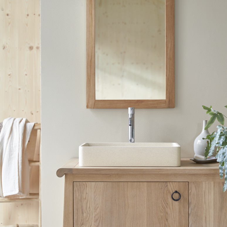 Iris - Lavabo in terrazzo cream