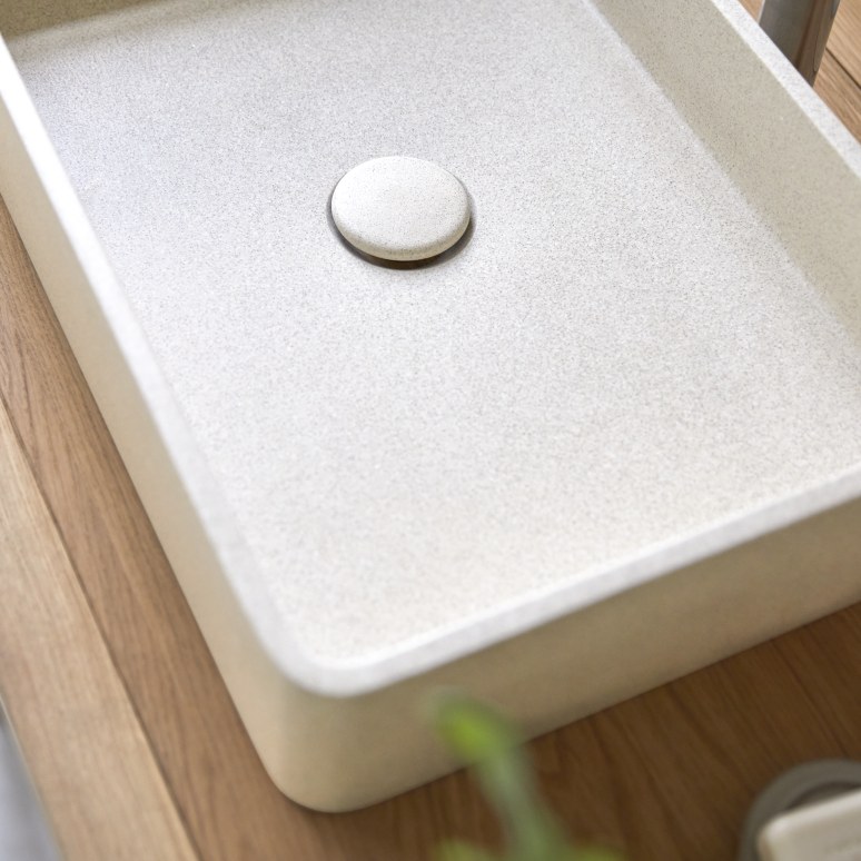 Iris - Lavabo in terrazzo cream