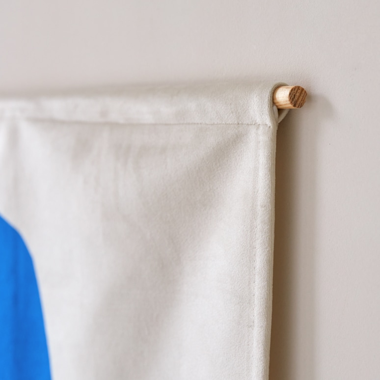 Babylone Casbah - Tenture française 65x90 cm, Blue Casbah