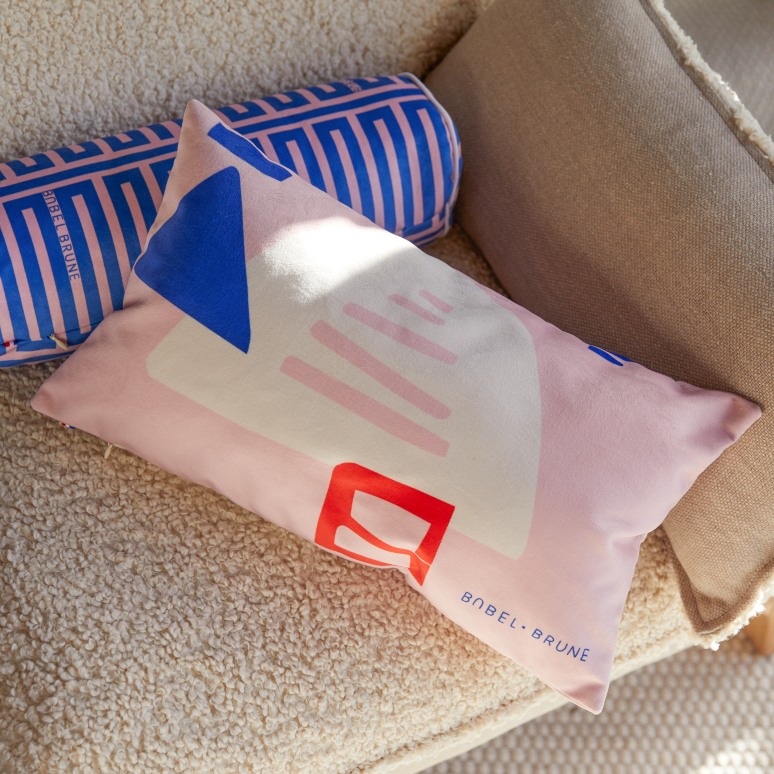 Babylone - Coussin français 50x30 cm, Pink