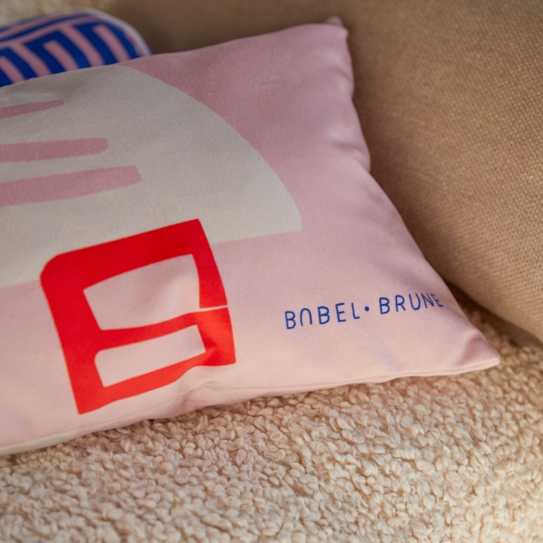 Babylone - Coussin français 50x30 cm, Pink