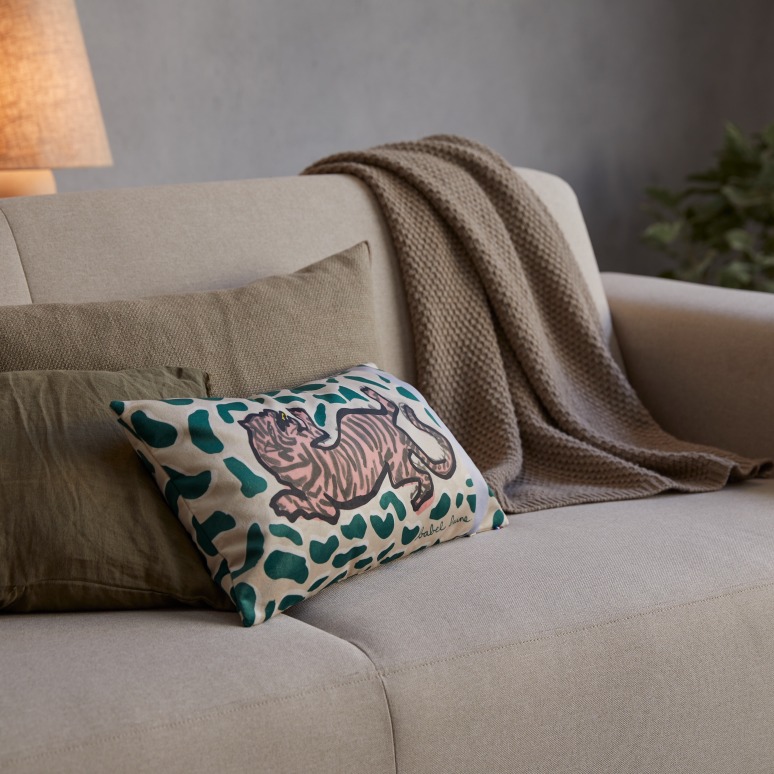 Féline - Französisches Kissen 50x30 cm