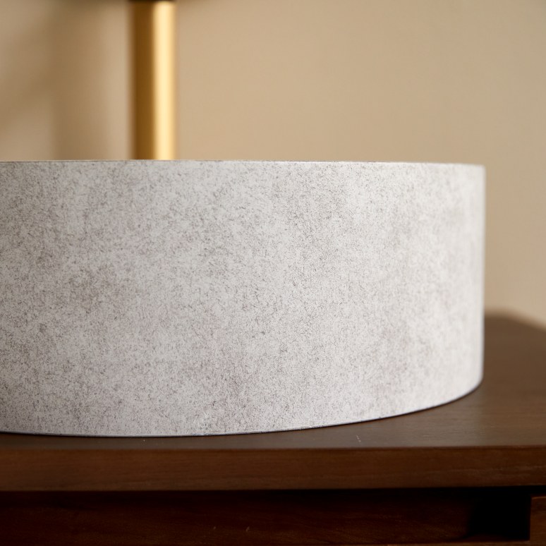 Gina - Vasque ronde béton grey