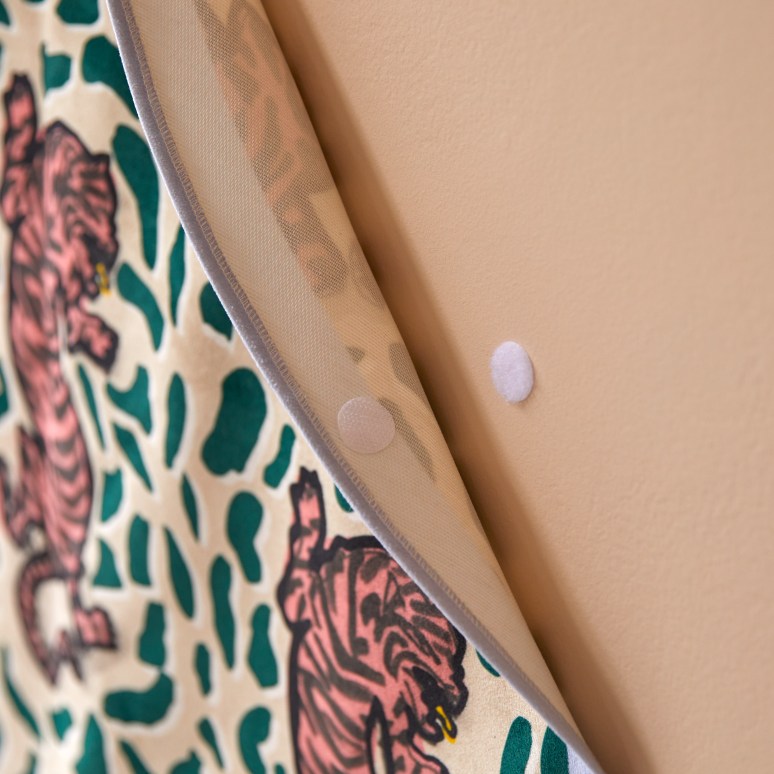 Féline - Französischer Kopfteil-Behang 90x70 cm