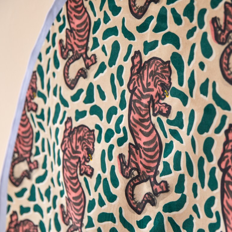 Féline - Arazzo francese per testiera 90 x 70 cm