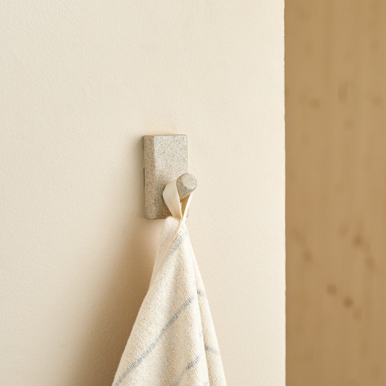 Sara - Terrazzo Wall Hook, Cream