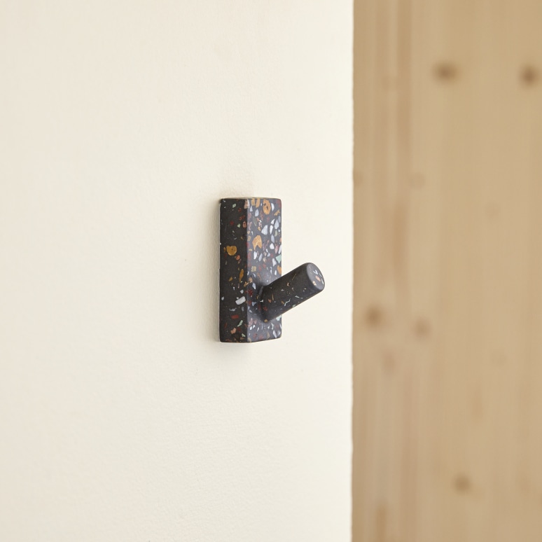 Sara - Confetti terrazzo wall hook