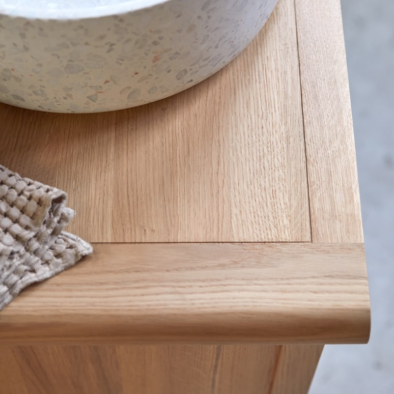 Volute - Massief eiken badmeubel 65 cm