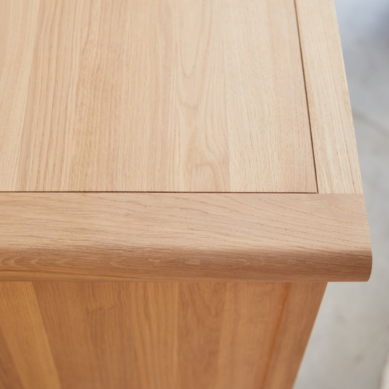 Volute - Low solid oak cabinet