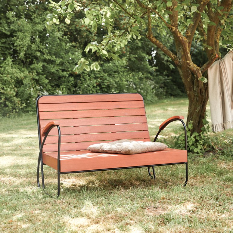 Key Wood - Solid acacia garden bench