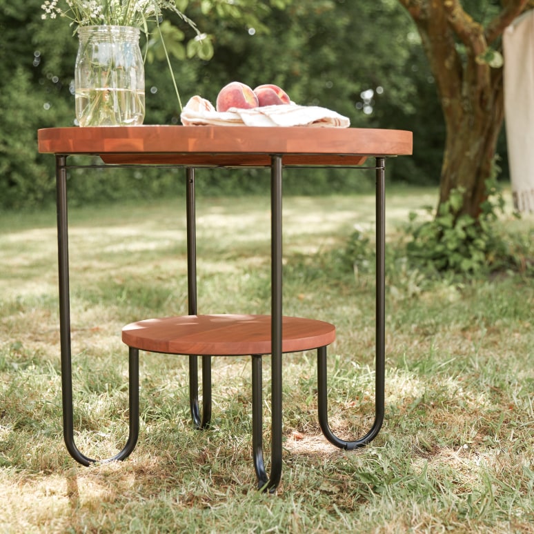 Key Wood - Table basse de jardin en acacia massif