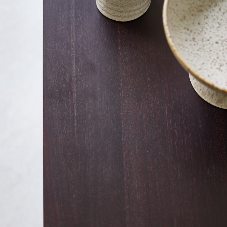 Frida - Mobile TV in legno di mogano massello 200 cm