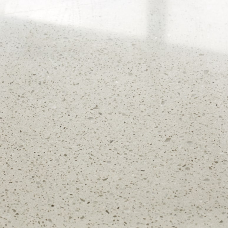 Ava - Backsplash in White Premium Terrazzo for 32" Vanity