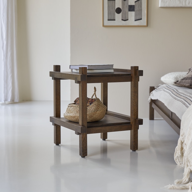 Arko - Solid mango wood bedside table