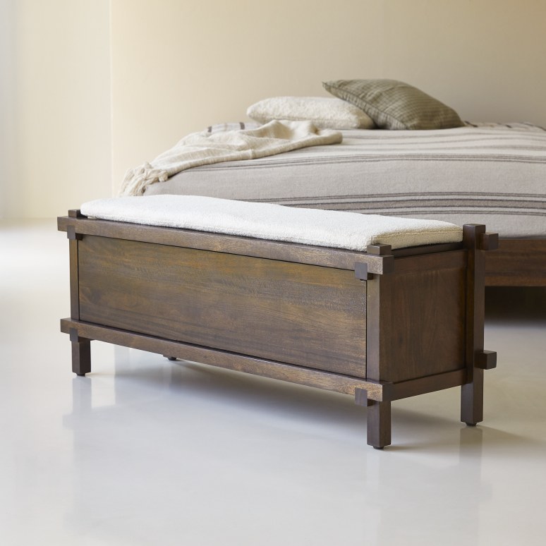 Arko - Mobile fondoletto in legno di mango massello