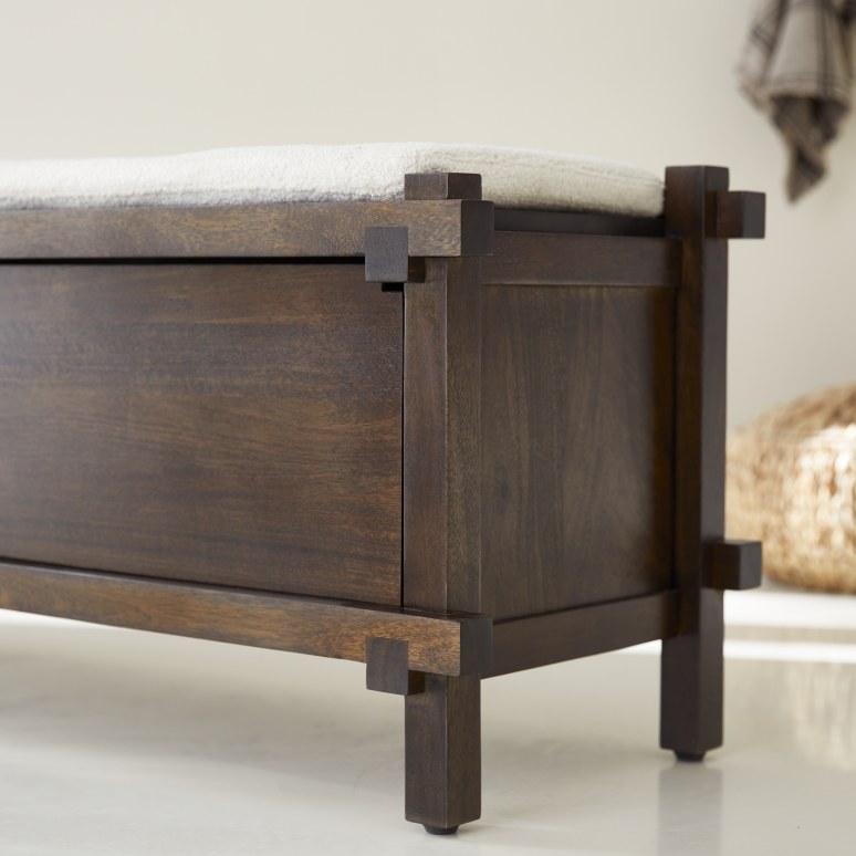 Arko - Mobile fondoletto in legno di mango massello