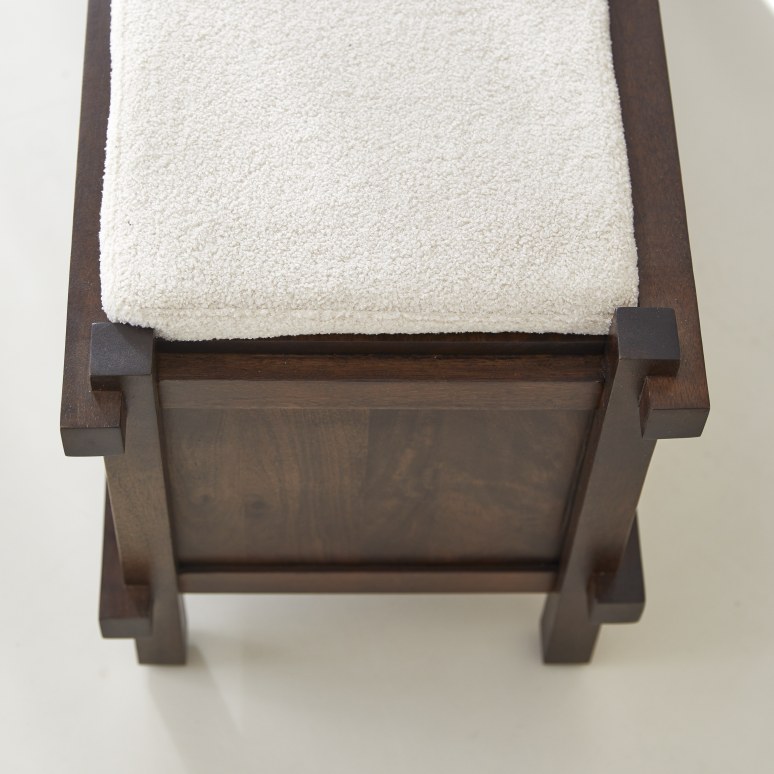 Arko - Mueble zapatero de madera maciza de mango