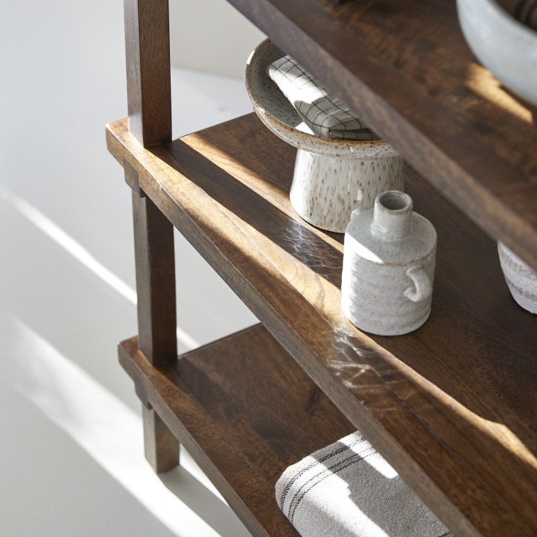 Arko - Solid Mango Wood high Bookcase