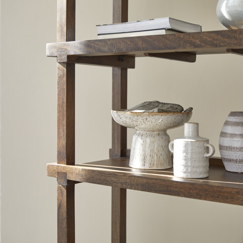 Arko - Solid Mango Wood high Bookcase