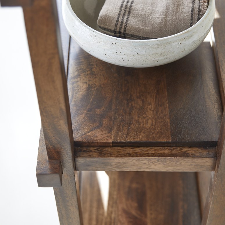 Arko - Biblioteca alta de mango macizo