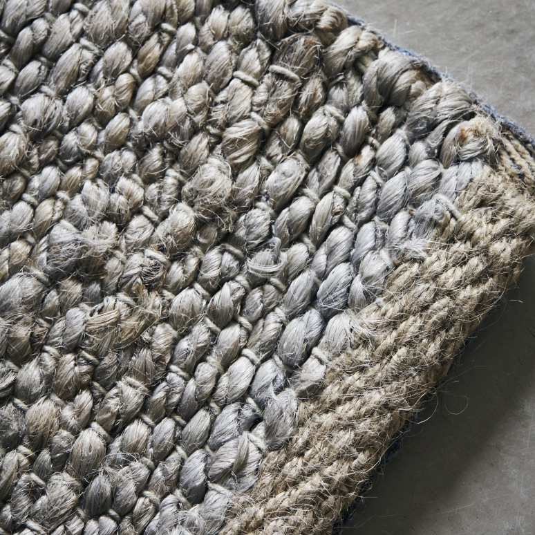 Hempi - Alfombra de cáñamo de 90 cm x 300 cm