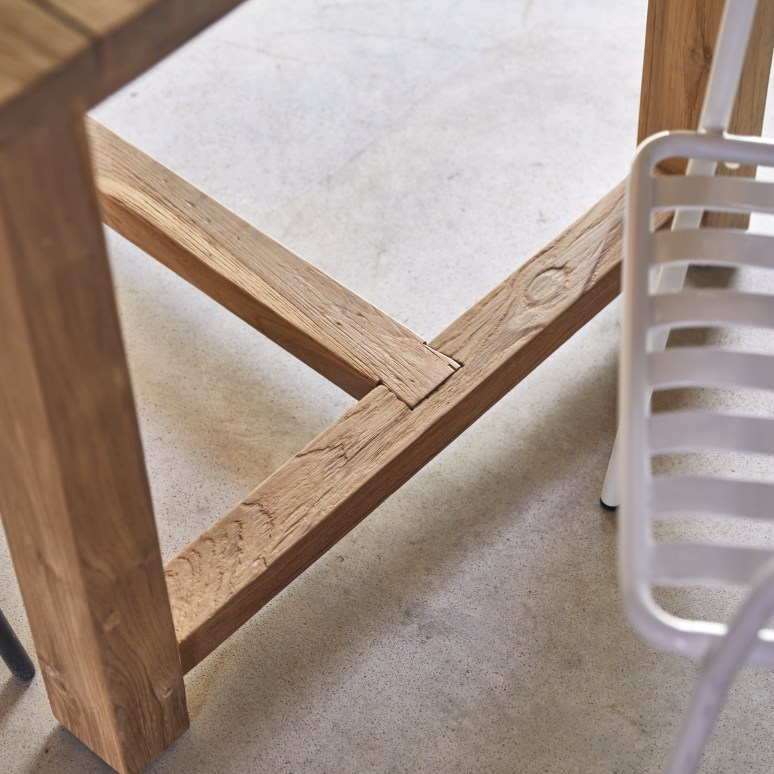 Teresa - Recycled solid teak garden table, 6–8 seats