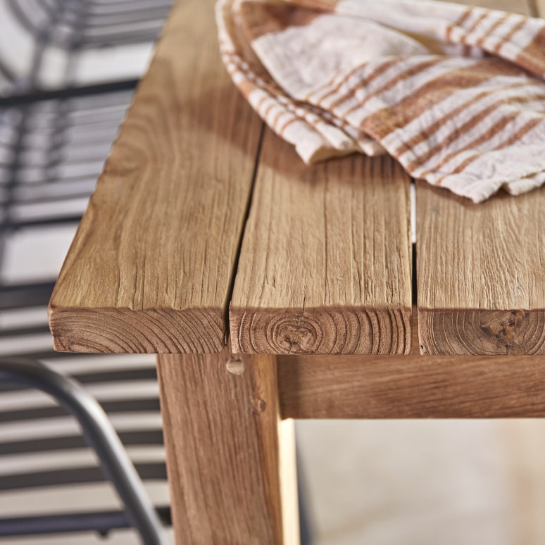 Teresa - Tuintafel van gerecycled massief teakhout voor 6/8 personen