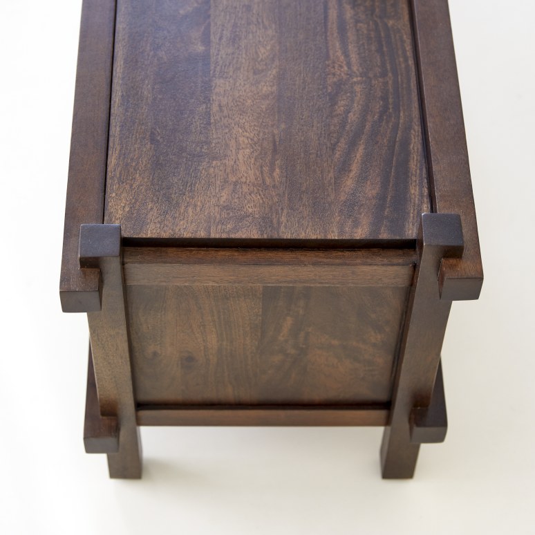 Arko - Mueble para TV de mango macizo de 120 cm