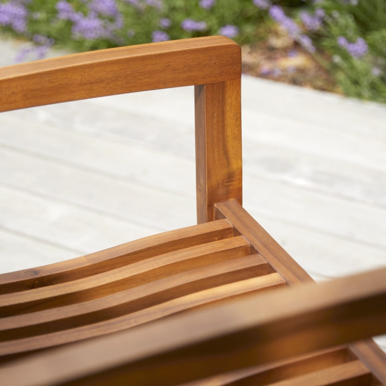 Pilar - 2er-Set Gartensessel aus massivem Akazienholz