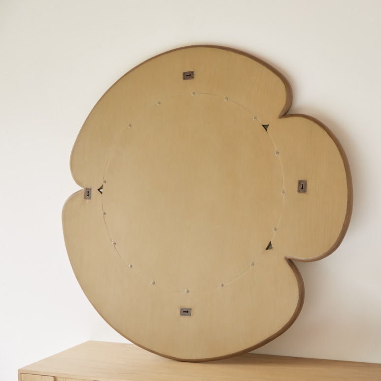 Sara - Light Mindi Wood Mirror