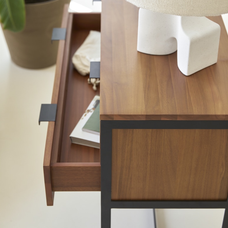 Urban - Solid Acacia and Metal Console Table