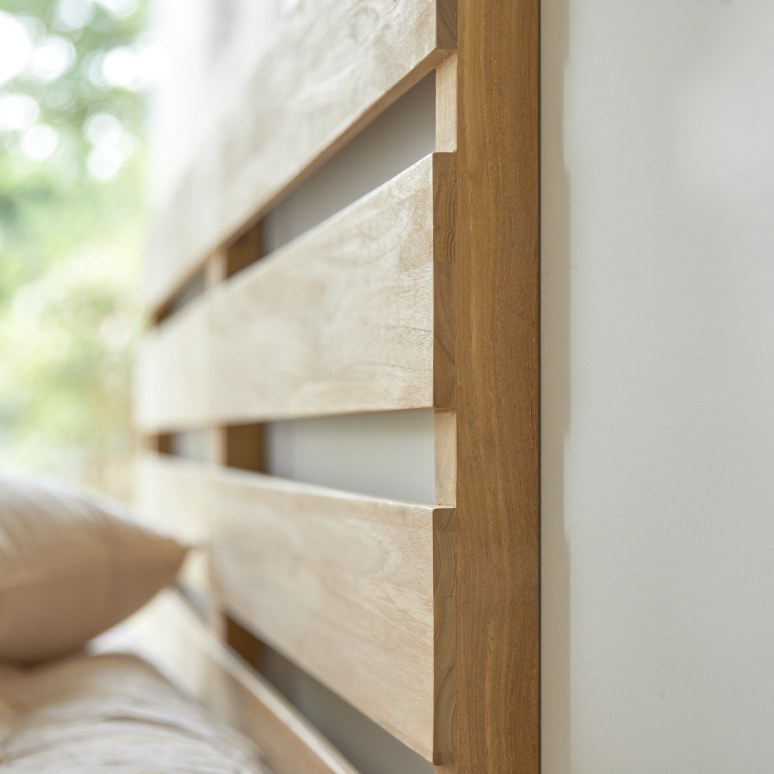 Urbain - Kopfteil aus massivem Teak 180 cm