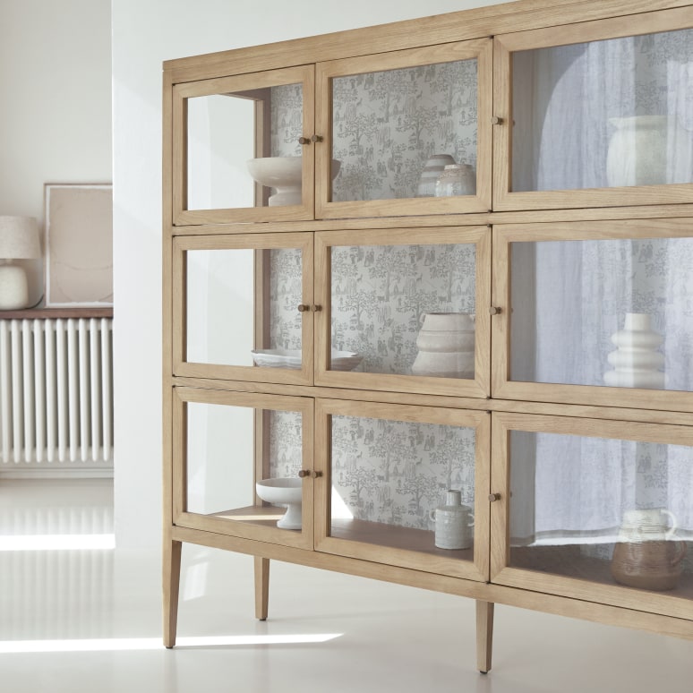 Tana - Wide solid oak dresser, 160 cm