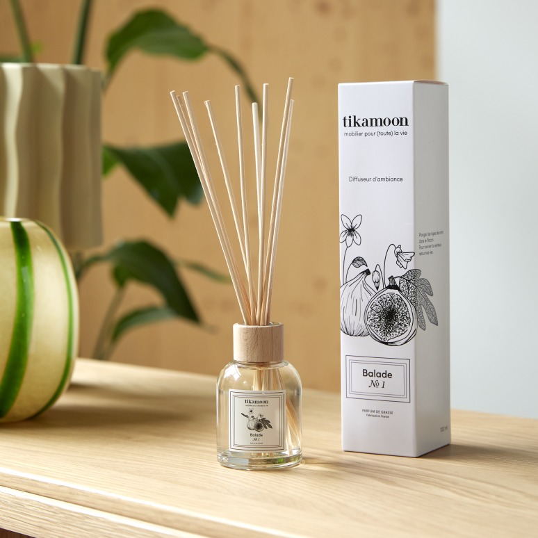 Idra - Diffusore con bastoncini, fico