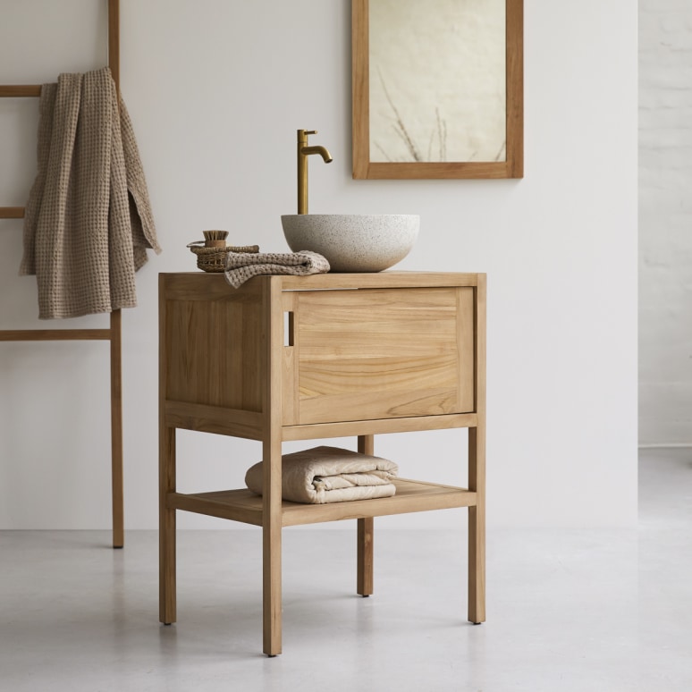 Arty - Solid Teak 23" Single Vanity