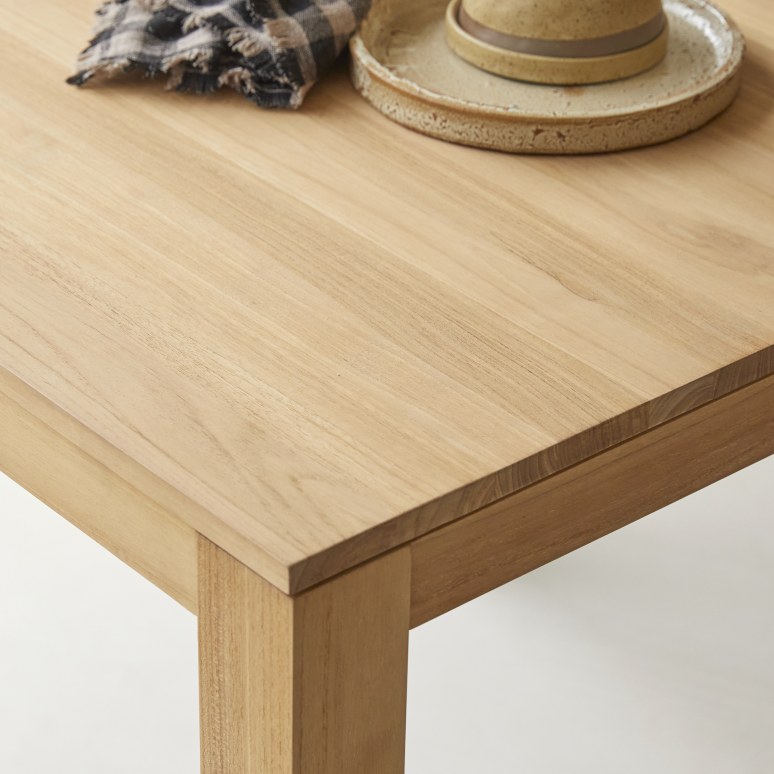 Eden - Massief teakhouten tafel voor 2/4 personen