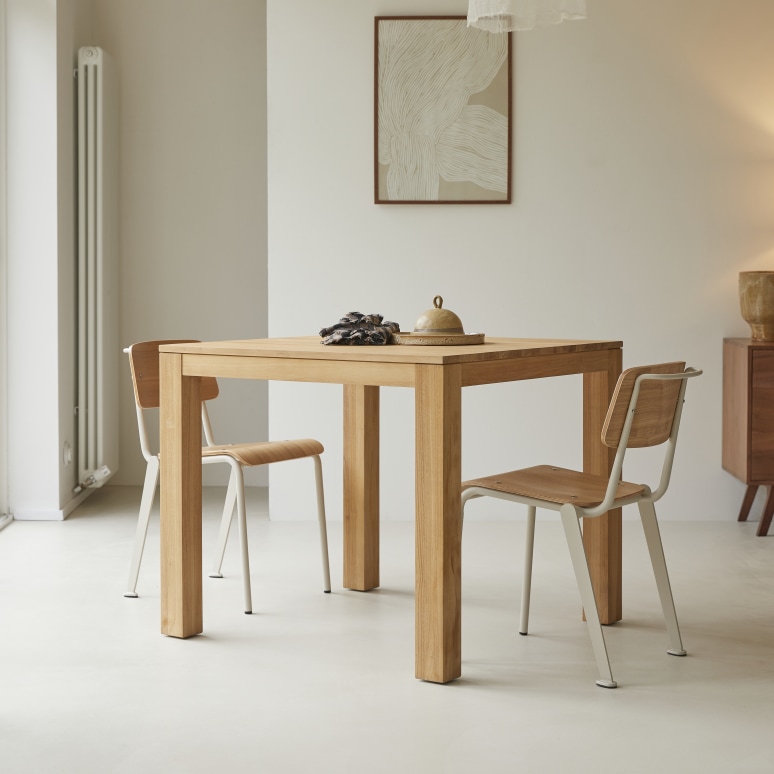 Eden - Solid teak table for 2-4 people