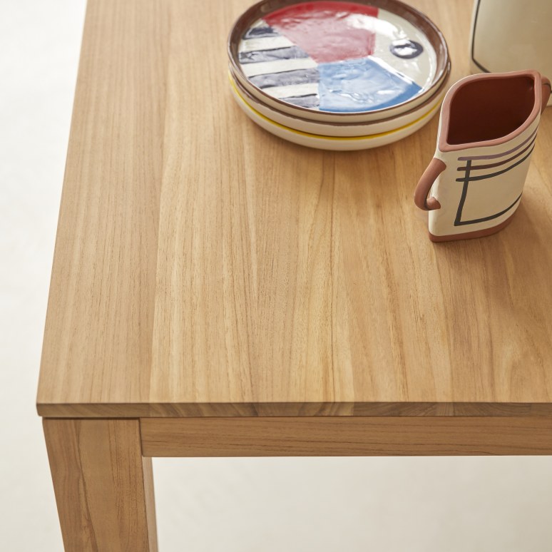 Eden - Tisch aus massivem Teak 4–6 Personen