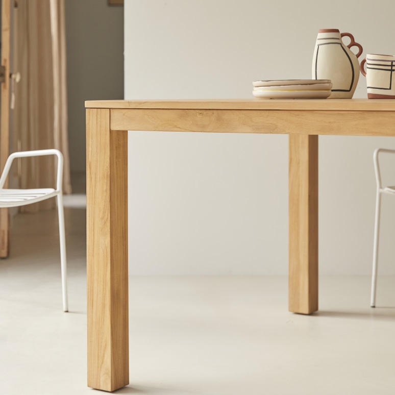 Eden - Tisch aus massivem Teak 4–6 Personen