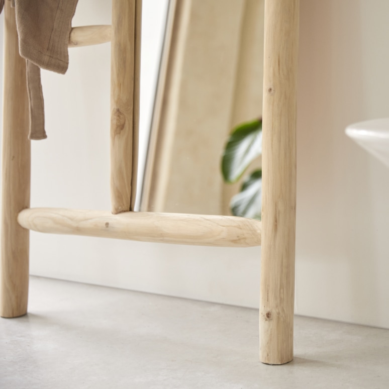 Marcel - Specchio psiche in legno naturale