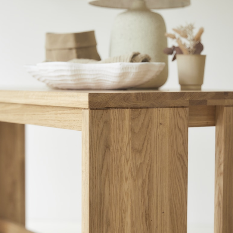 Eden - Bureau van massief eiken 160 cm