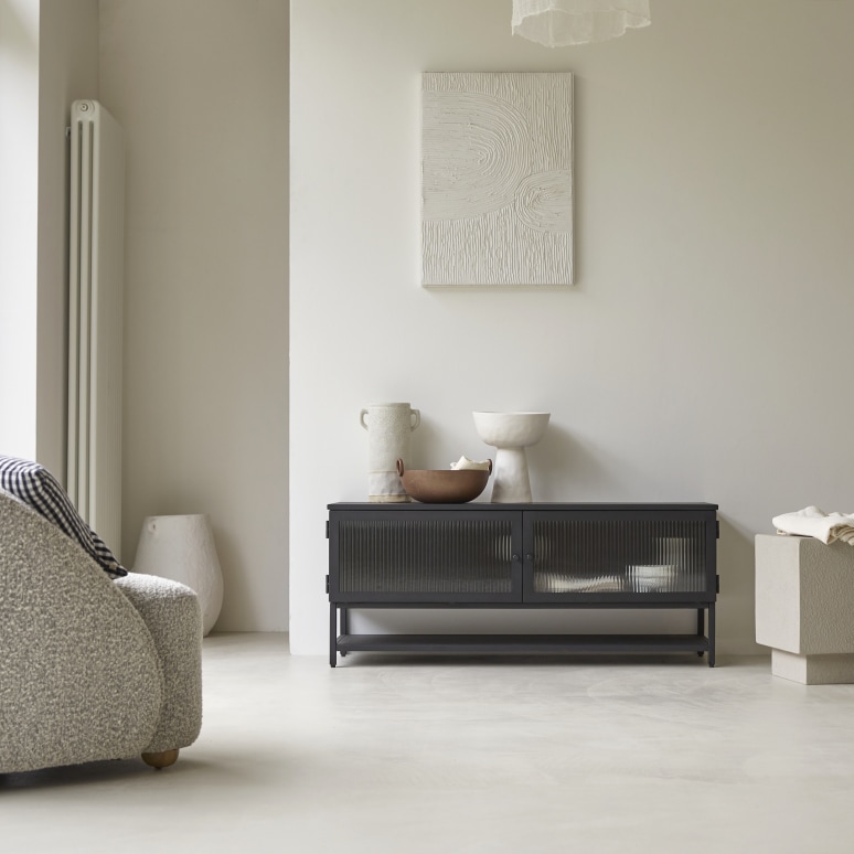 Antonin - Meuble TV en métal 120 cm