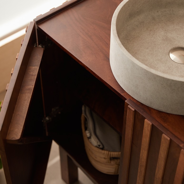 Milo - Mango wood vanity unit 164 cm