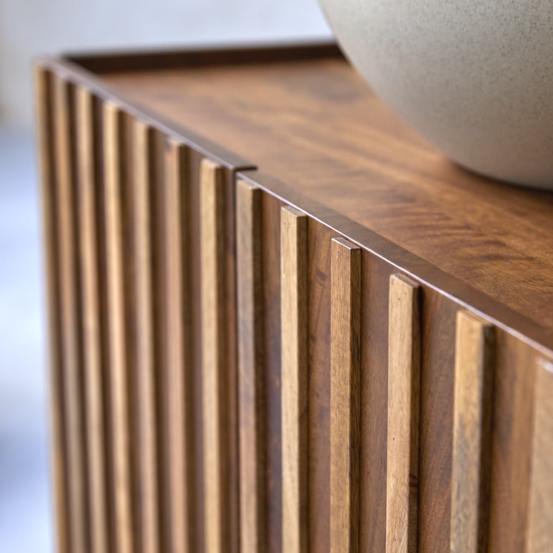 Milo - Solid mango wood vanity unit, 80 cm