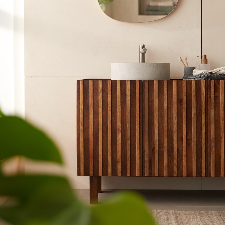 Milo - Mango Wood 65" Double Vanity