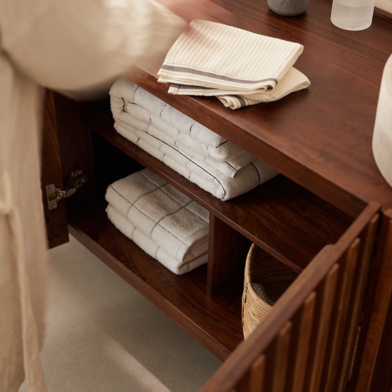 Milo - Mueble de baño de mango de 164 cm